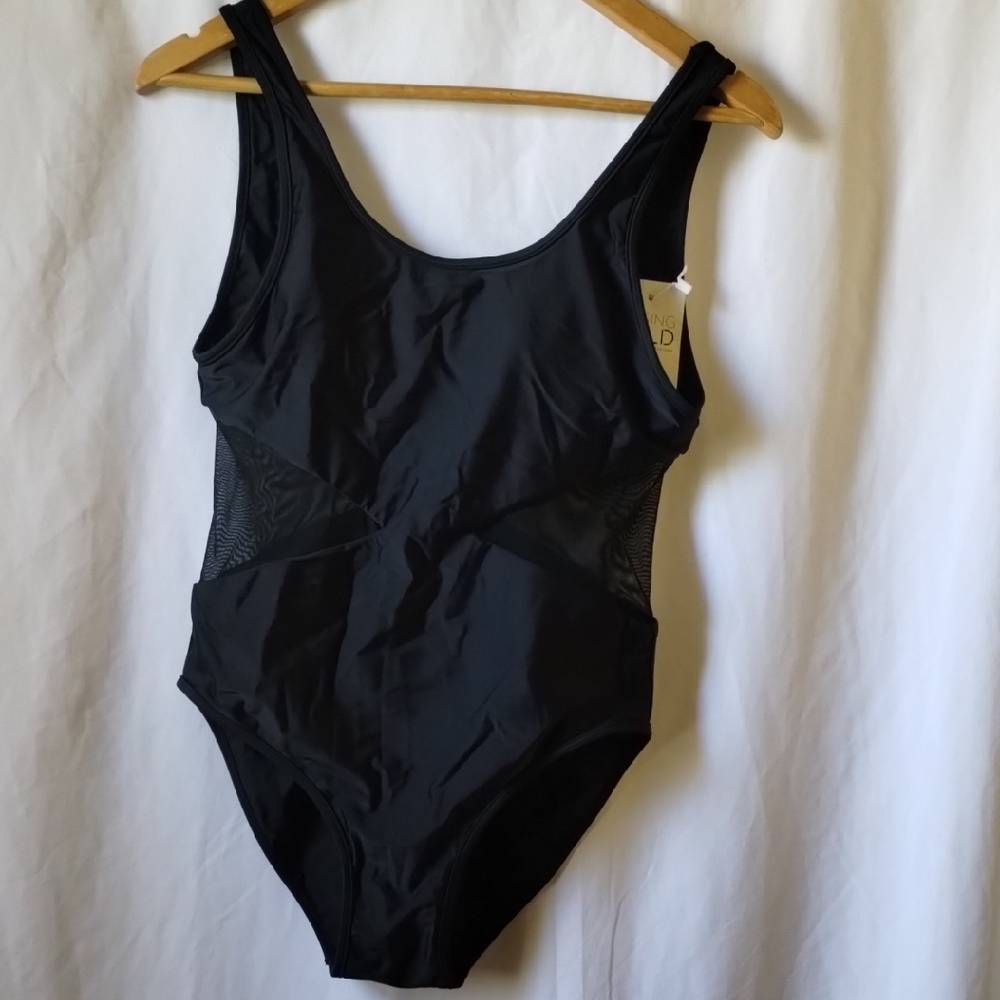 Chic Black One-Piece Swimsuit